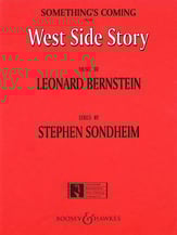Something's Coming piano sheet music cover